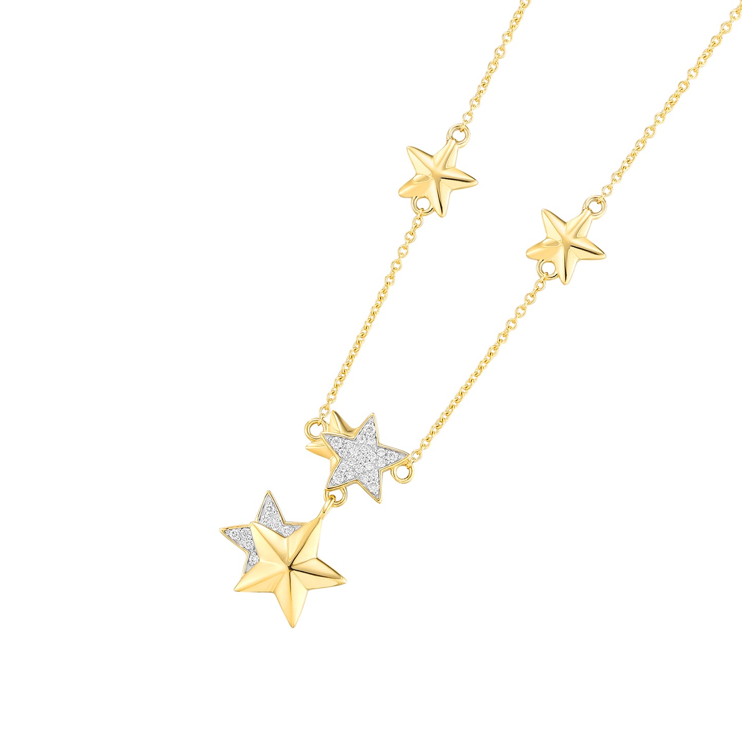 Carel 18K Star Diamond Pendant
