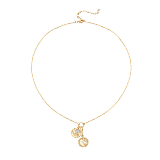 Carel 14K Starry Charm Diamond Pendant