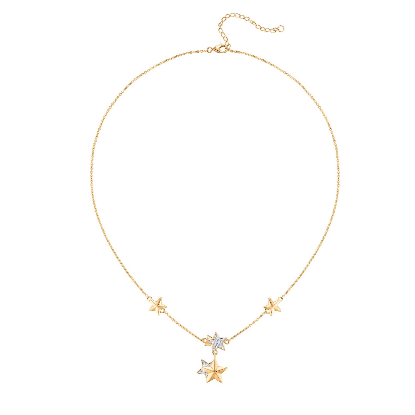 Carel 18K Star Diamond Pendant
