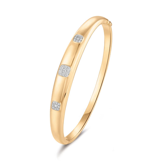 Carel 18K Square Gleam Bangle