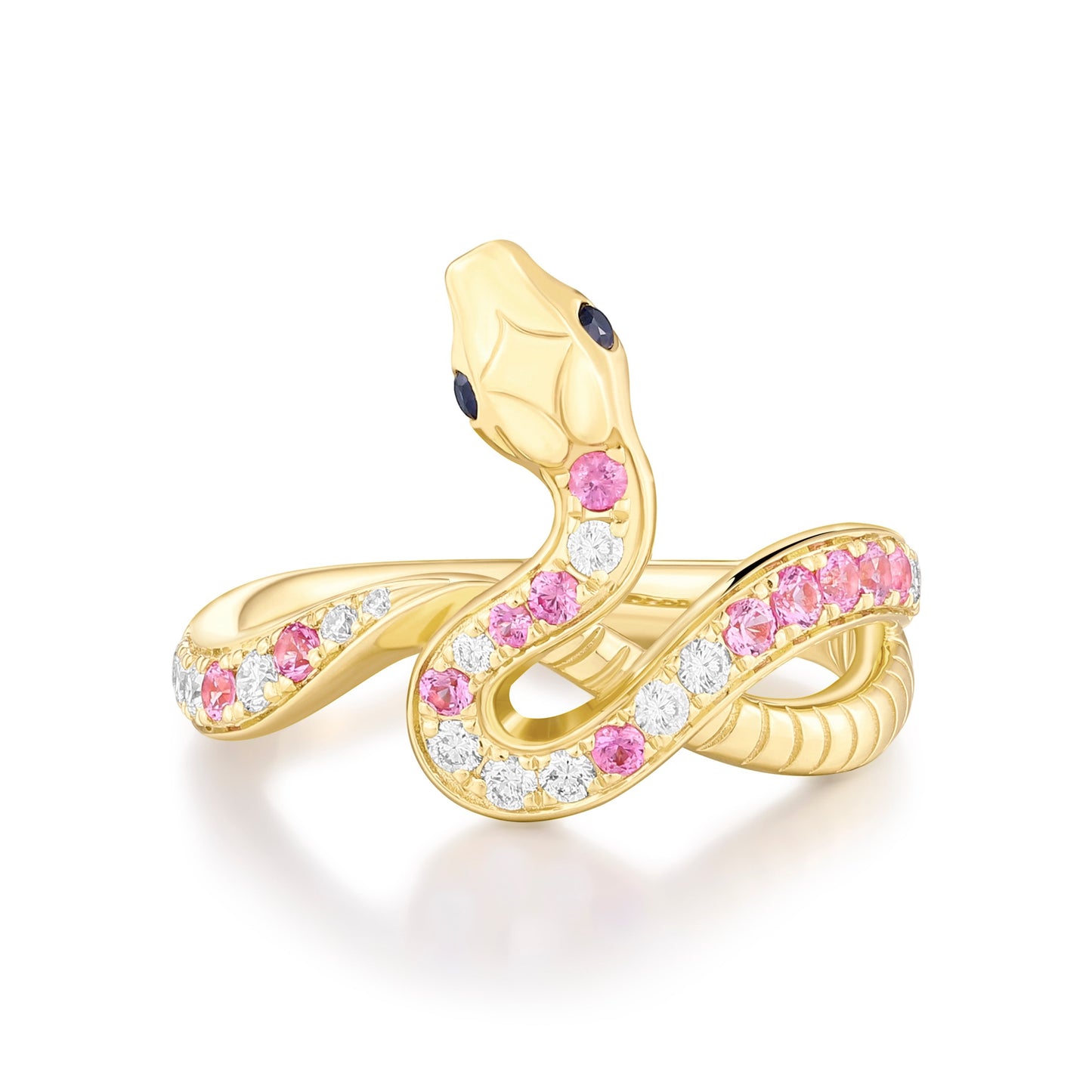 Carel 18K Pink Snake Ring