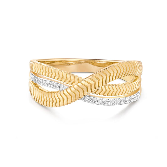 Carel 14K Eternal Twist Ring