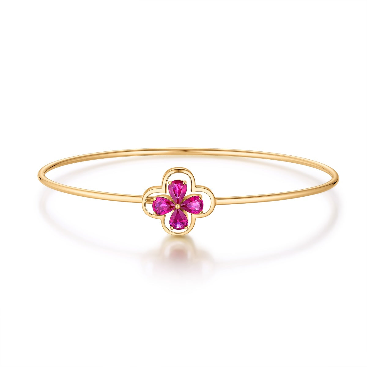 Carel 18K Ruby Bangle