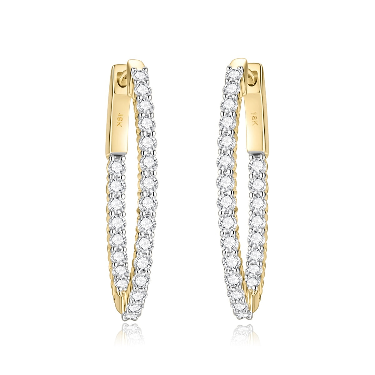 Carel 18K Diamond Earrings