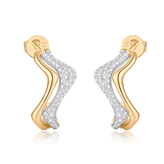 Carel 18K Diamond Earrings
