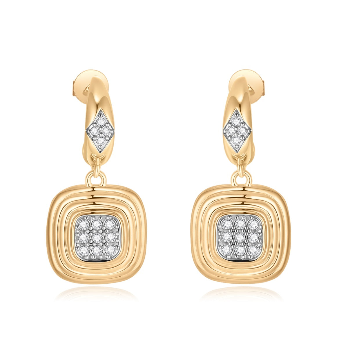 Carel 18K Diamond Earrings